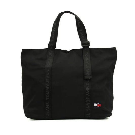 TOMMY HILFIGER Solid Handheld-Handbag-BLACK-TB49