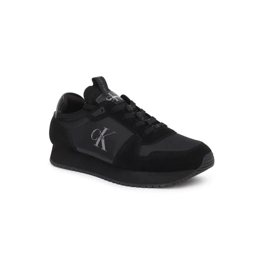 Calvin Klein Jeans Runner Sock Laceup Trainer - Black