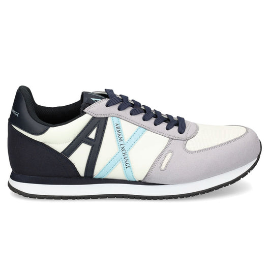 ARMANI EXCHANGE Sneakers in eco-suede, mesh and nylon