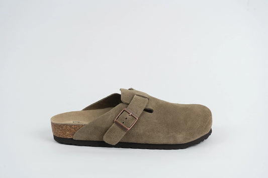 Everkix CALIDA-ANTE Suede Clog Comfort Slip-On UNISEX – GRAY
