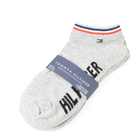 Tommy Hilfiger Low-Cut Everyday Heritage Premium Socks – Light Grey