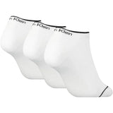 Calvin Klein Premium Everyday Low-Cut Cotton Blend Socks – White