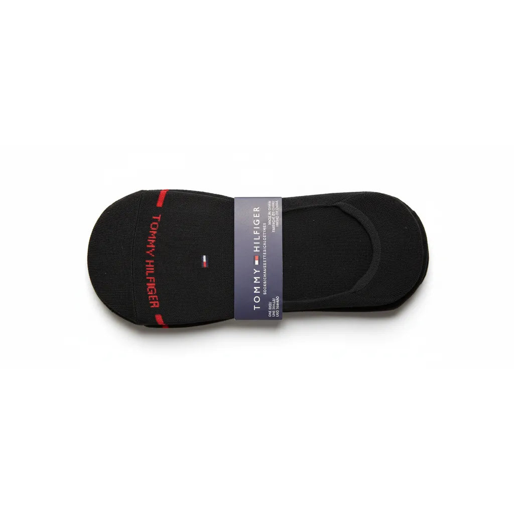 Tommy Hilfiger No Show Socks Set of 3 - Black