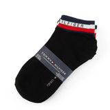 Tommy Hilfiger Classic Sport Stripe Premium Ankle Socks – Black