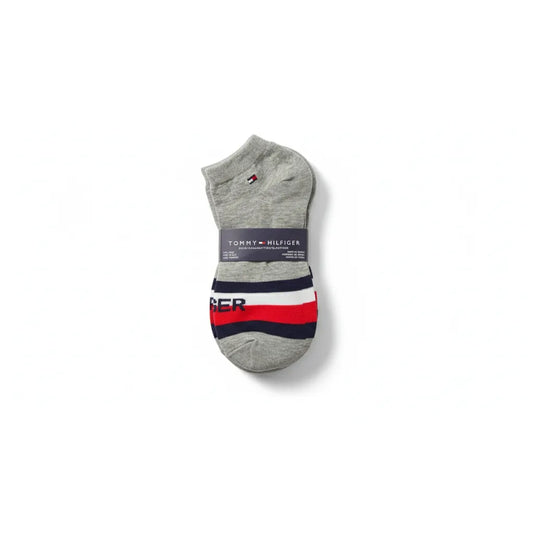 Tommy Premium Sport Low-Cut Socks for Everyday Comfort - Grey - Pack of 3