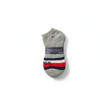 Tommy Premium Sport Low-Cut Socks for Everyday Comfort - Grey - Pack of 3