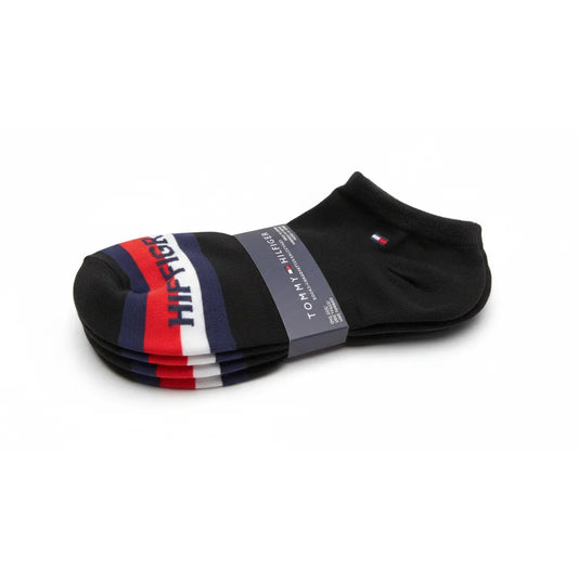 Tommy Premium Sport Low-Cut Socks for Everyday Comfort - Black- Pack of 3