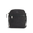 Boss Messenger Bag with Leather Trims - Dark Grey