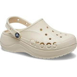 Women's Platform Clogs - Beige