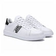 KARL LAGERFELD PARIS Logo Leather Low-Top Sneakers Men - White
