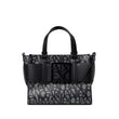 Susy Shopper Tote Bag in Black & Grey