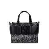 Susy Shopper Tote Bag in Black & Grey