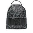 Armani Exchange Logo Backpack - Black & Grey