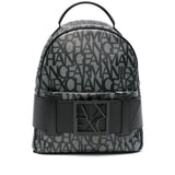 Armani Exchange Logo Backpack - Black & Grey