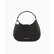 Asv Micro-Grain Recycled Leather Hobo Bag - Black