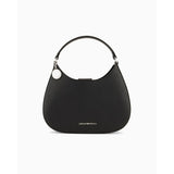 Asv Micro-Grain Recycled Leather Hobo Bag - Black