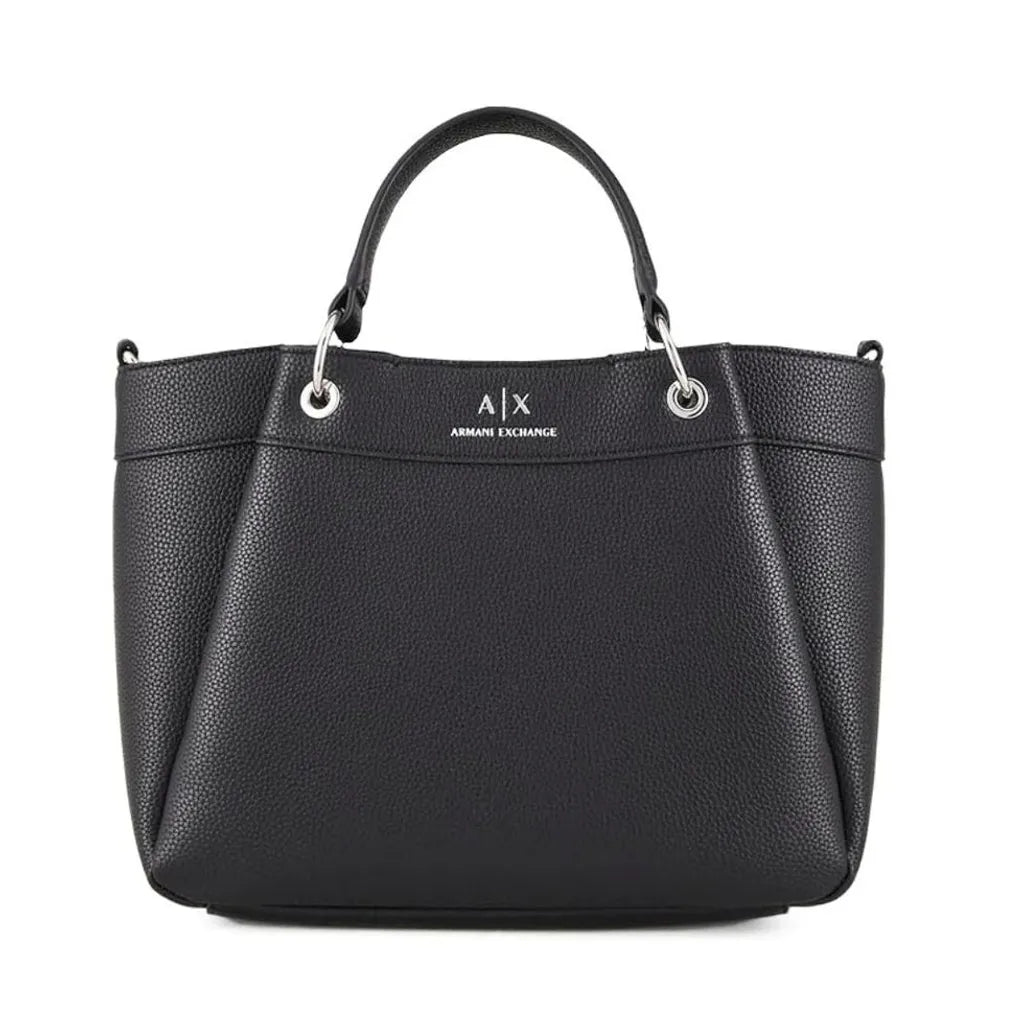 Armani Exchange Medium Top Handle Tote Bag Women - Blk