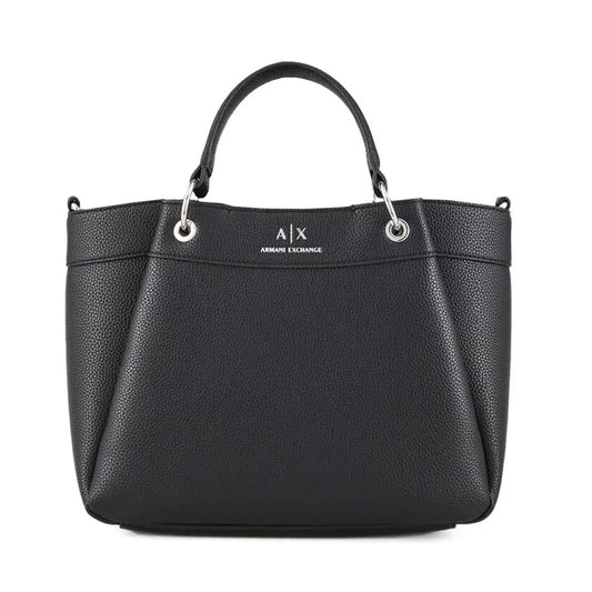 Armani Exchange Medium Top Handle Tote Bag Women - Blk