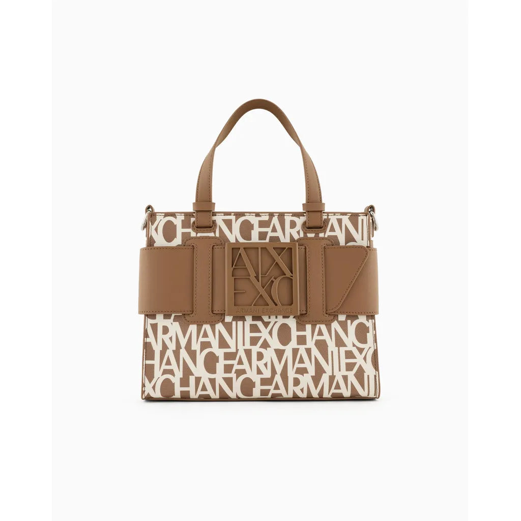 Armani Exchange Medium Tote Bag With Contrasting Detail