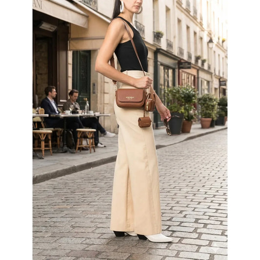 Emporio Armani Shoulder Bag - Camel