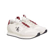 Calvin Klein Runner Laceup Sneakers - Beige/Red