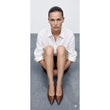 ZARA Split Suede Slingback Shoes With Buckle - Maroon