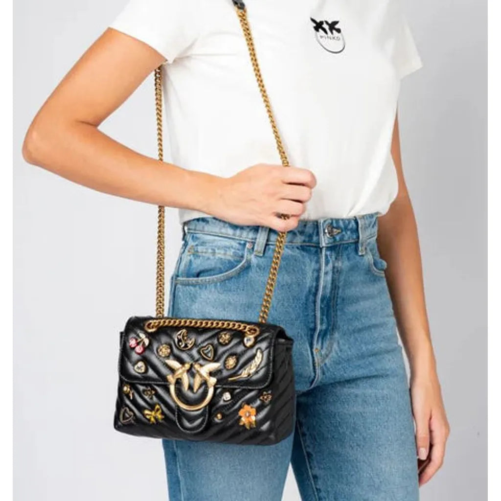 Pinko Bag Mini lady love bag puff magic pins