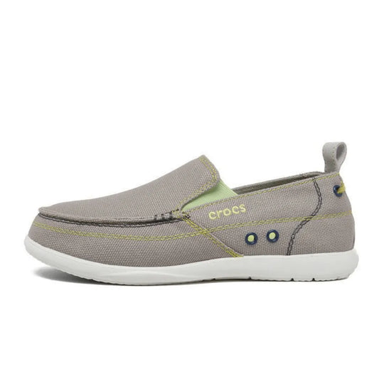 Crocs Walu Men Loafers - Grey / Neon Green