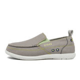 Crocs Walu Men Loafers - Grey / Neon Green