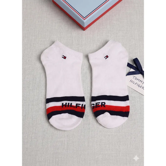 Tommy Hilfiger Short Ankle Socks - Pack of 3 - White