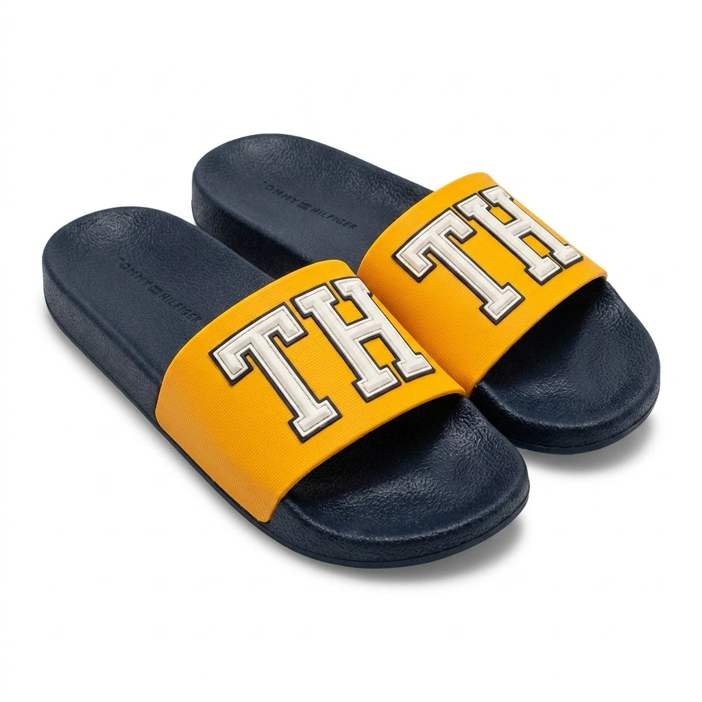 Tommy Hilfiger Dewts TH Slides Men - Yellow