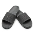 Tommy Hilfiger Men Embossed Logo Pool Slides - Dark Grey