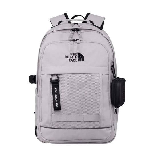 The North Face Urban Commuter Backpack with Detachable Tech Pouch - Light Grey