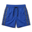 KARL LAGERFELD Men's Logo Tape Swim Shorts - Blue