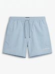 ALLSAINTS Logo Print Swim Shorts - Light Blue