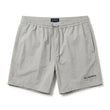 ALLSAINTS Men's Underground Graphic Drawstring Shorts - Light Grey