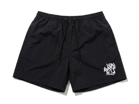 ALLSAINTS London Logo Drawstring Shorts - Black