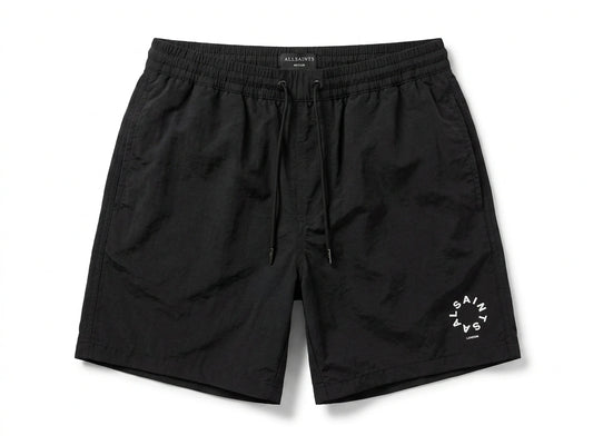 ALLSAINTS Men Reclub Logo Swim Shorts - Black