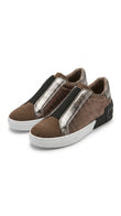DKNY Women's Slip-On Sneakers - Brown Metallic Bronze