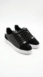 Michael Kors Women's Monogram Suede Low-Top Trainers - Black Multi