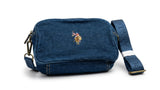 U.S. Polo Assn. Denim Crossbody Bag - Dark Blue