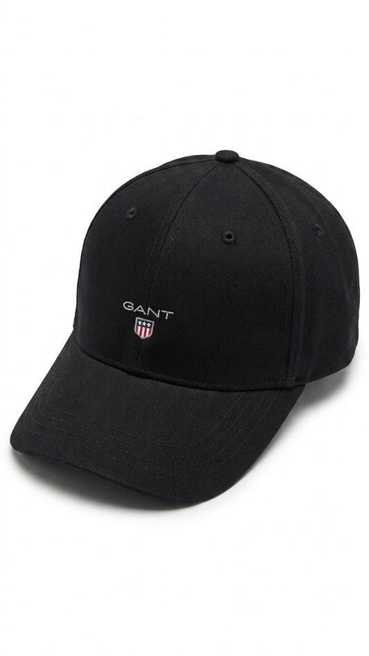 GANT Logo Embroidered Baseball Cap - Black