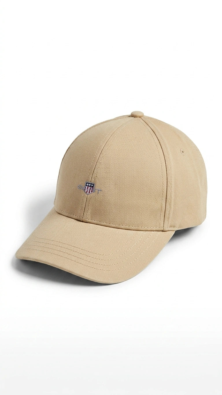 GANT Classic Twill Baseball Cap - Light Beige