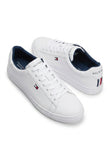 Tommy Hilfiger Men Essential Flag Classic Sneakers - White