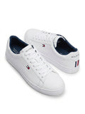 Tommy Hilfiger Men Essential Flag Classic Sneakers - White