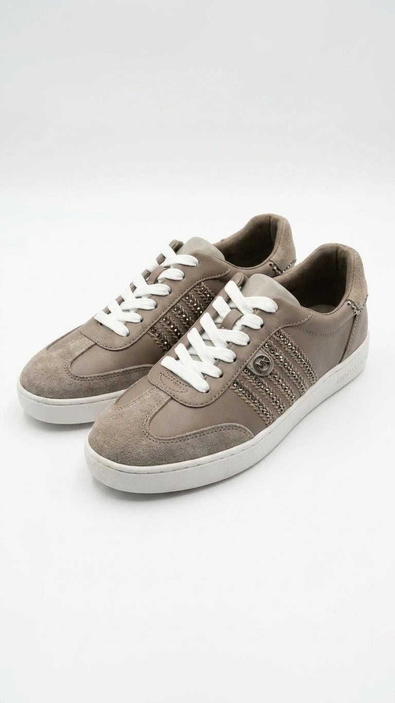 Michael Kors Women's Embellished Low-Top Sneakers - Taupe