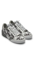 Karl Lagerfeld Women's Paris Low-Top Sneakers - White/Grey/Black