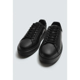 Zara Monochrome Chunky Trainers - Black