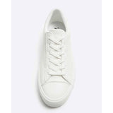Zara Canvas Monochrome Trainers