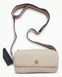 Tommy Hilfiger TH Monogram Flap Camera Bag - Beige